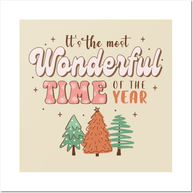 Its the most wonderful time of the year Wall Art by Teewyld